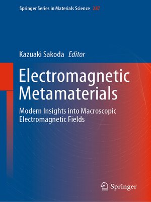 cover image of Electromagnetic Metamaterials